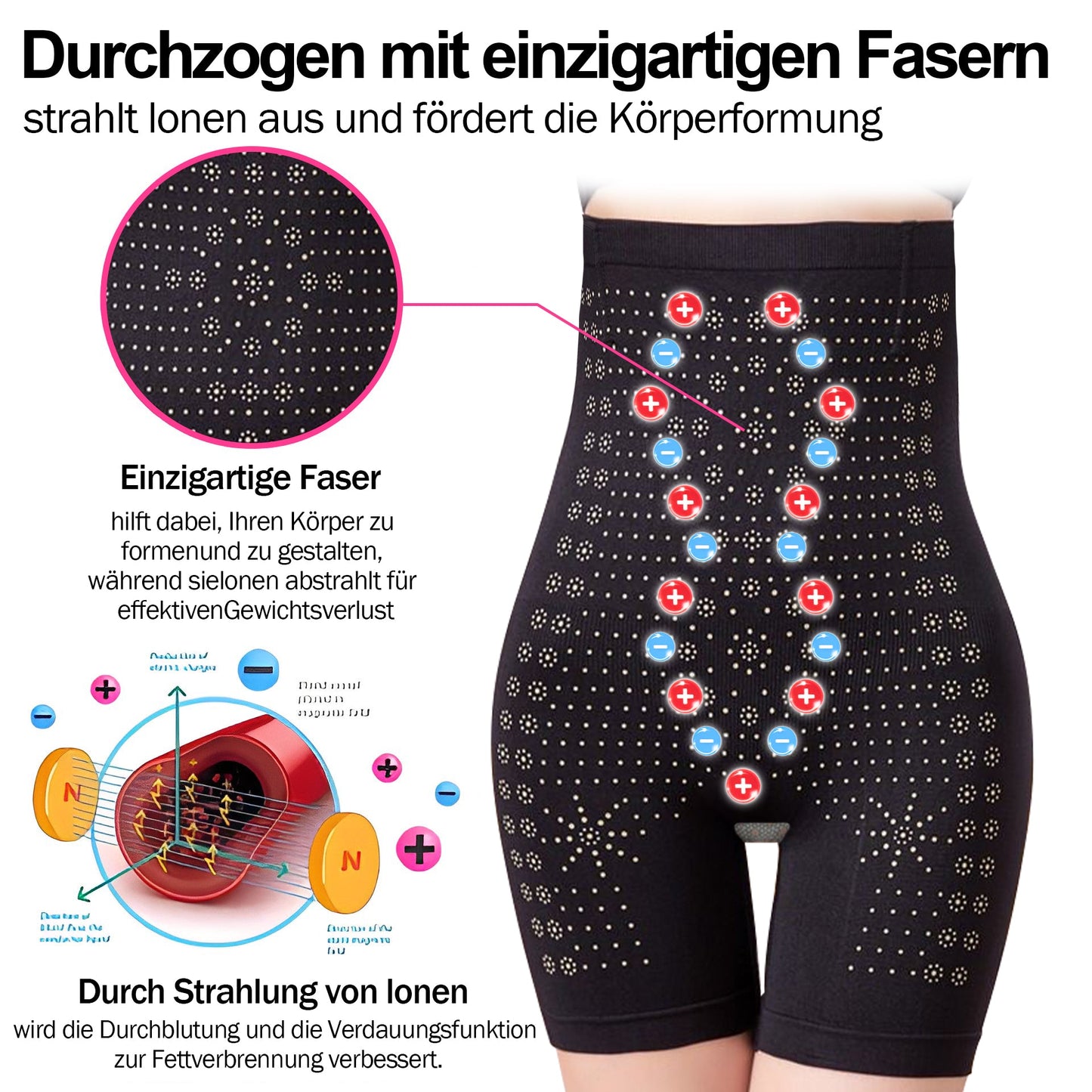 [💎💎Offizieller Markenshop] 2026 PEARLMOON™ formende Reparatur-Shorts aus Eisseide mit Ionenfasern