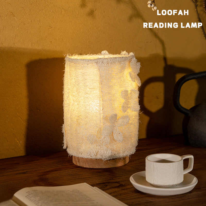 Desk Reading Light--Eco-Friendly Loofah Sponges Material Limited Time Offer