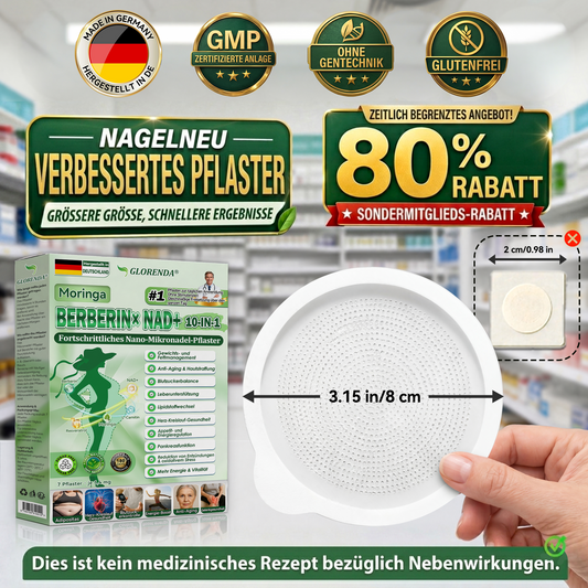🇩🇪𝐎𝐟𝐟𝐢𝐳𝐢𝐞𝐥𝐥𝐞𝐫 𝐒𝐡𝐨𝐩 | 👩‍⚕️💃 𝑮𝑳𝑶𝐑𝐄𝐍𝐃𝘼®𝙈𝙤𝙧𝙞𝙣𝗴𝗮 · 𝗕𝗲𝗿𝗯𝗲𝗿𝒊𝒏 × 𝑵𝘼𝘿+ 10-𝙞𝙣-𝟏 𝐀𝐝𝐯𝐚𝗻𝗰𝗲𝗱 𝗡𝗮𝙣𝙤 𝙈𝙞𝙠𝙧𝐨𝐧𝐚𝐝𝐞𝐥-𝐏𝐚𝒕𝒄𝗵(𝐍𝐮𝐫 𝐞𝐢𝐧𝐦𝐚𝐥 𝐭ä𝐠𝐥𝐢𝐜𝐡, 𝐬𝐢𝐜𝐡𝐭𝐛𝐚𝐫𝐞 𝐕𝐞𝐫ä𝐧𝐝𝐞𝐫𝐮𝐧𝐠𝐞𝐧 𝐢𝐧 𝟕 𝐓𝐚𝐠𝐞𝐧)✅ 𝐅ü𝐫 𝐅𝐞𝐭𝐭𝐥𝐞𝐢𝐛𝐢𝐠𝐤𝐞𝐢𝐭, 𝐇𝐚𝐮𝐭𝐬𝐭𝐫𝐚𝐟𝐟𝐮𝐧𝐠, 𝐃𝐢𝐚𝐛𝐞𝐭𝐞𝐬, 𝐒𝐜𝐡𝐥𝐚𝐟𝐚𝐩𝐧𝐨𝐞, 𝐆𝐞𝐥𝐞𝐧𝐤𝐩𝐫𝐨𝐛𝐥𝐞𝐦𝐞 𝐮𝐧𝐝 𝐦𝐞𝐡𝐫!